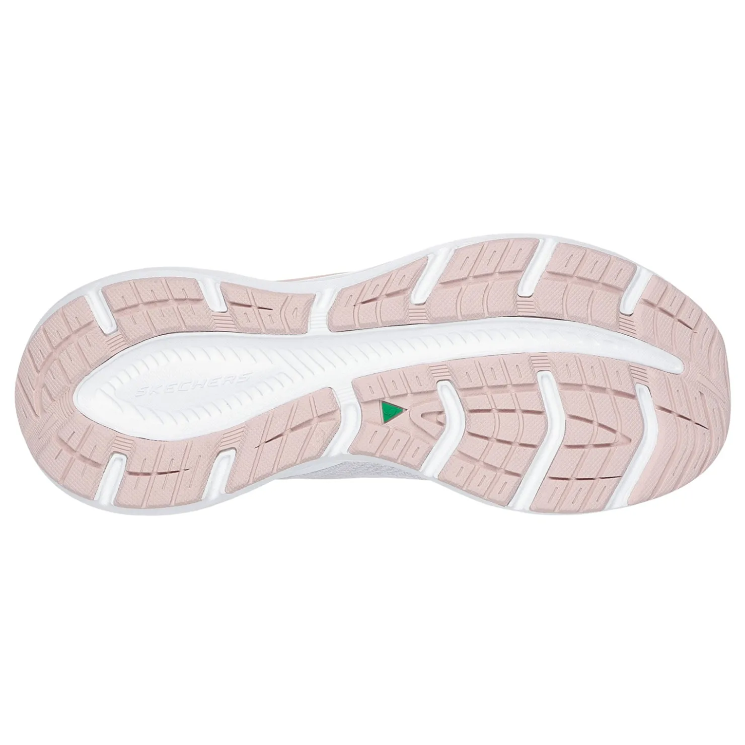 Walking*Skechers Women's , Relaxed Fit: Edgeride - Power Flow Sneaker White/Natural