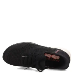Walking*Skechers Women's , Slip-ins: GO WALK 6 - Lovely Day Sneaker Black Hot Pink