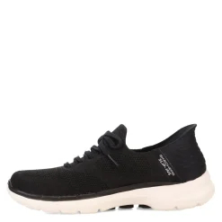 Walking*Skechers Women's , Slip-ins: GO WALK 6 - Lovely Day Sneaker Black / White