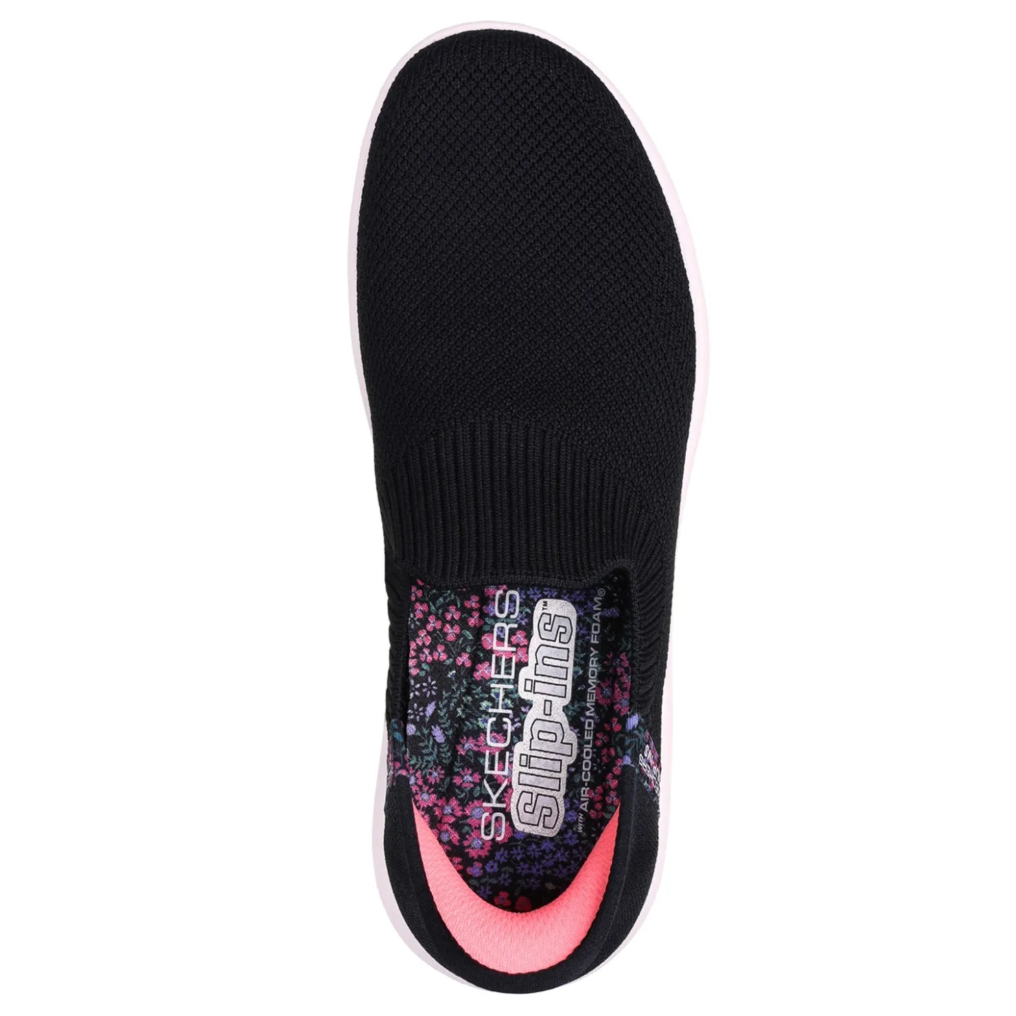 Walking*Skechers Women's , Slip-ins: GO WALK Travel - Tahiti Sunset Sneaker Black