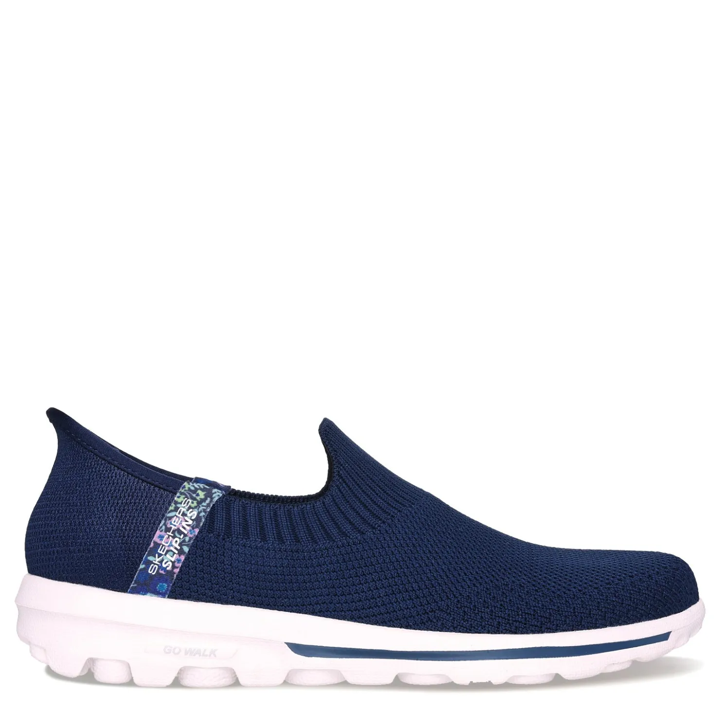 Walking*Skechers Women's , Slip-ins: GO WALK Travel - Tahiti Sunset Sneaker Navy