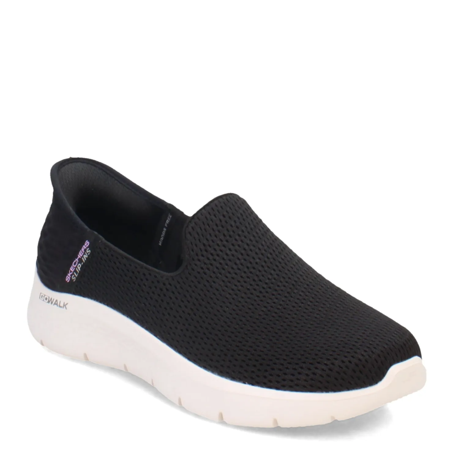 Walking*Skechers Women's , Slip-ins: GO WALK FLEX - Relish Sneaker - Wide Width Black White