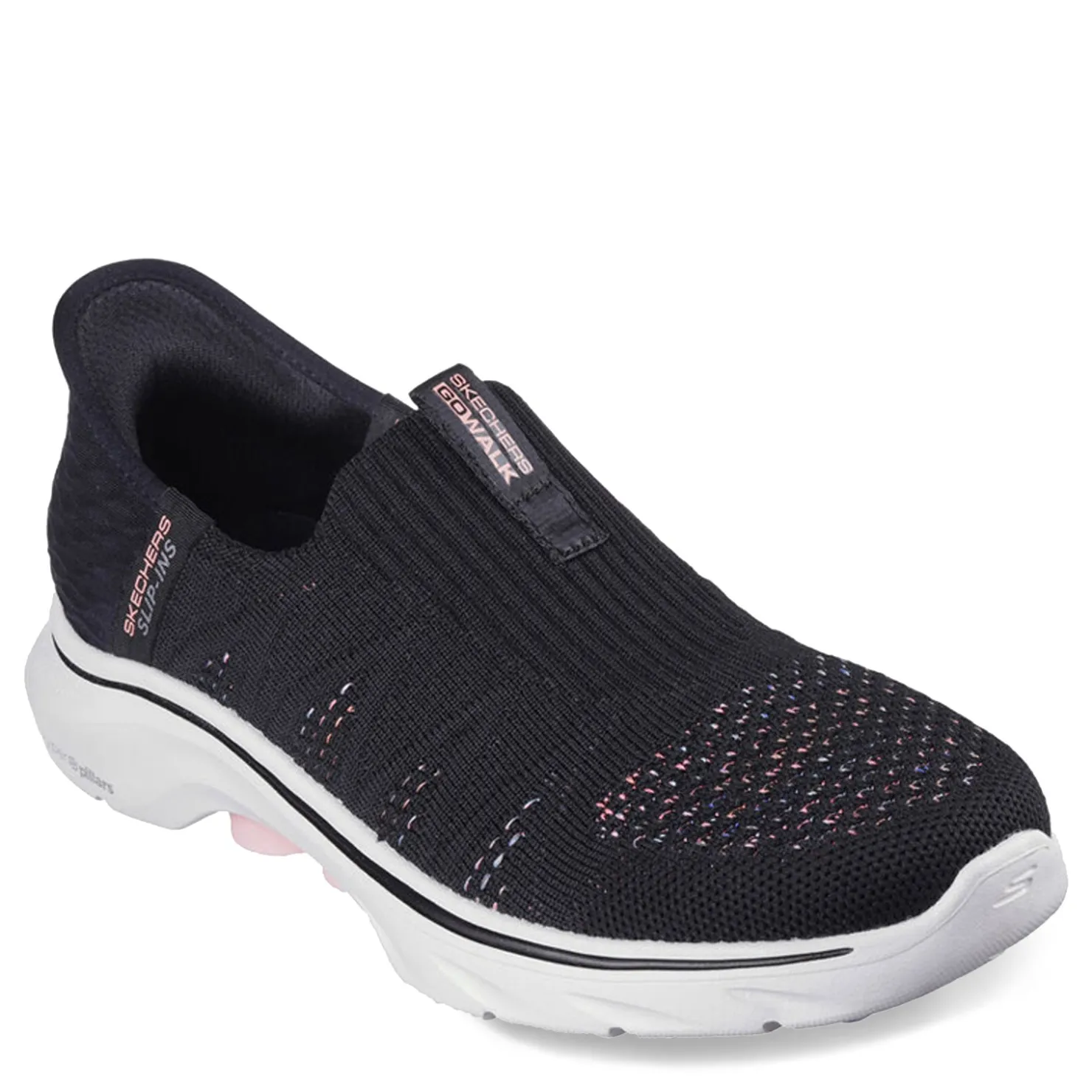 Walking*Skechers Women's , Slip-ins: GO WALK 7 - City Lights Sneaker Black Multi