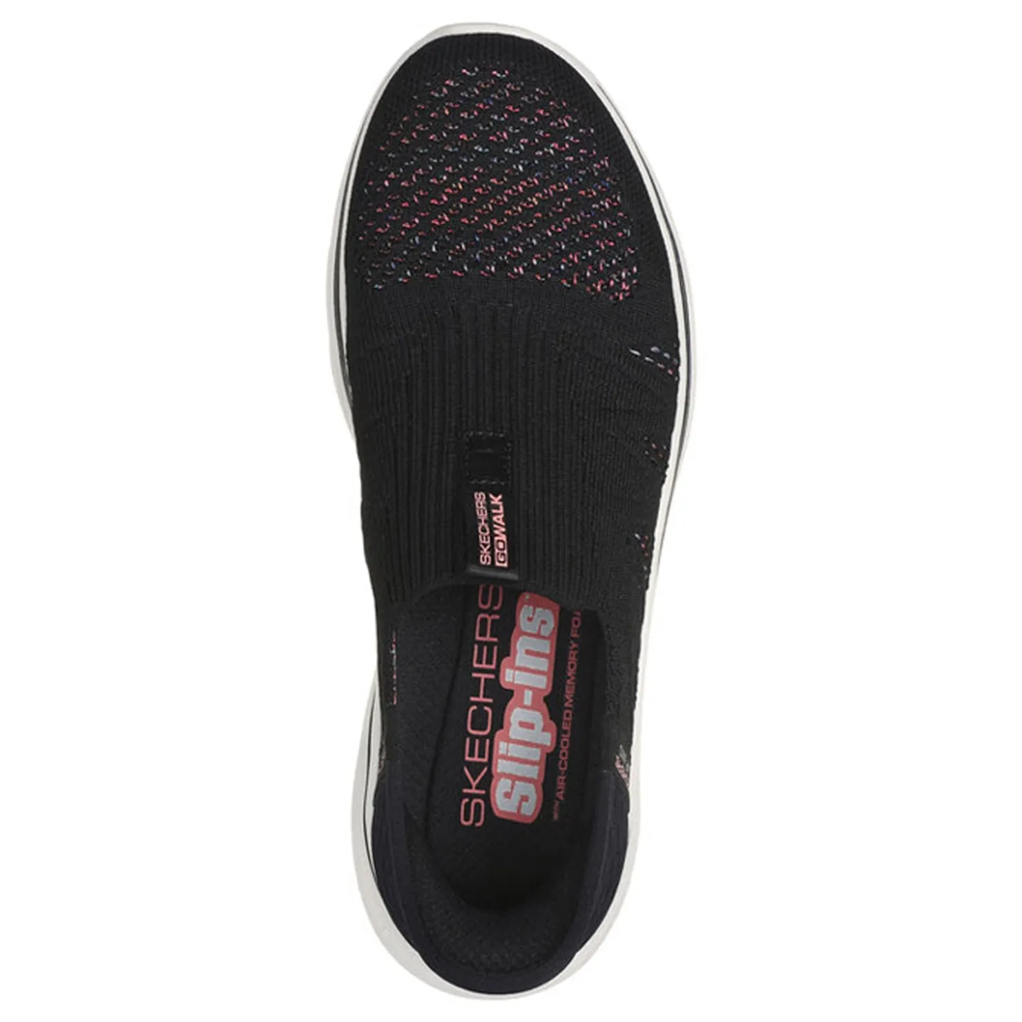 Walking*Skechers Women's , Slip-ins: GO WALK 7 - City Lights Sneaker Black Multi