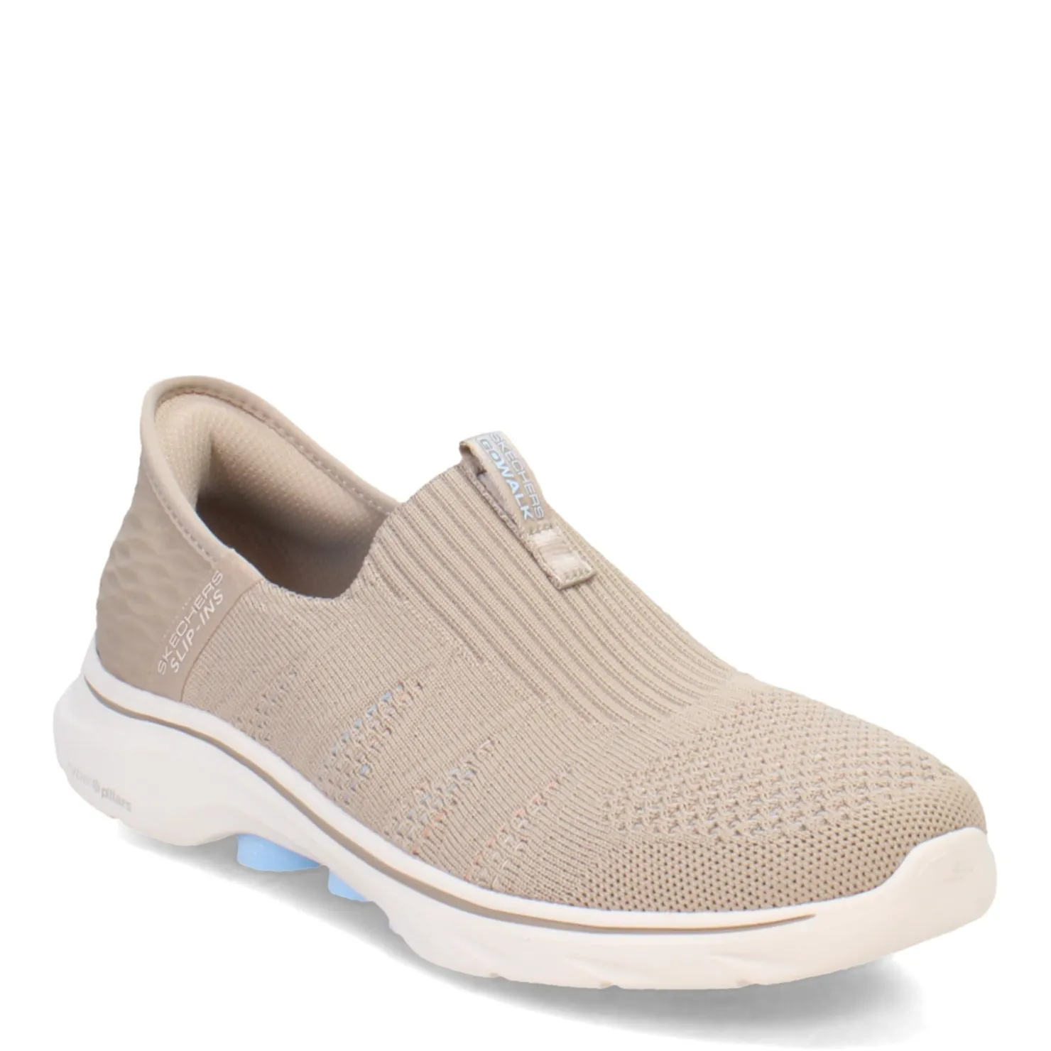 Walking*Skechers Women's , Slip-ins: GO WALK 7 - City Lights Sneaker Taupe Multi