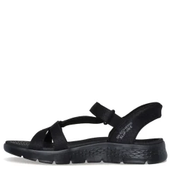Outdoor & Hiking*Skechers Women's Slip-Ins, GO WALK Flex - Illuminate Sandal Black/Black