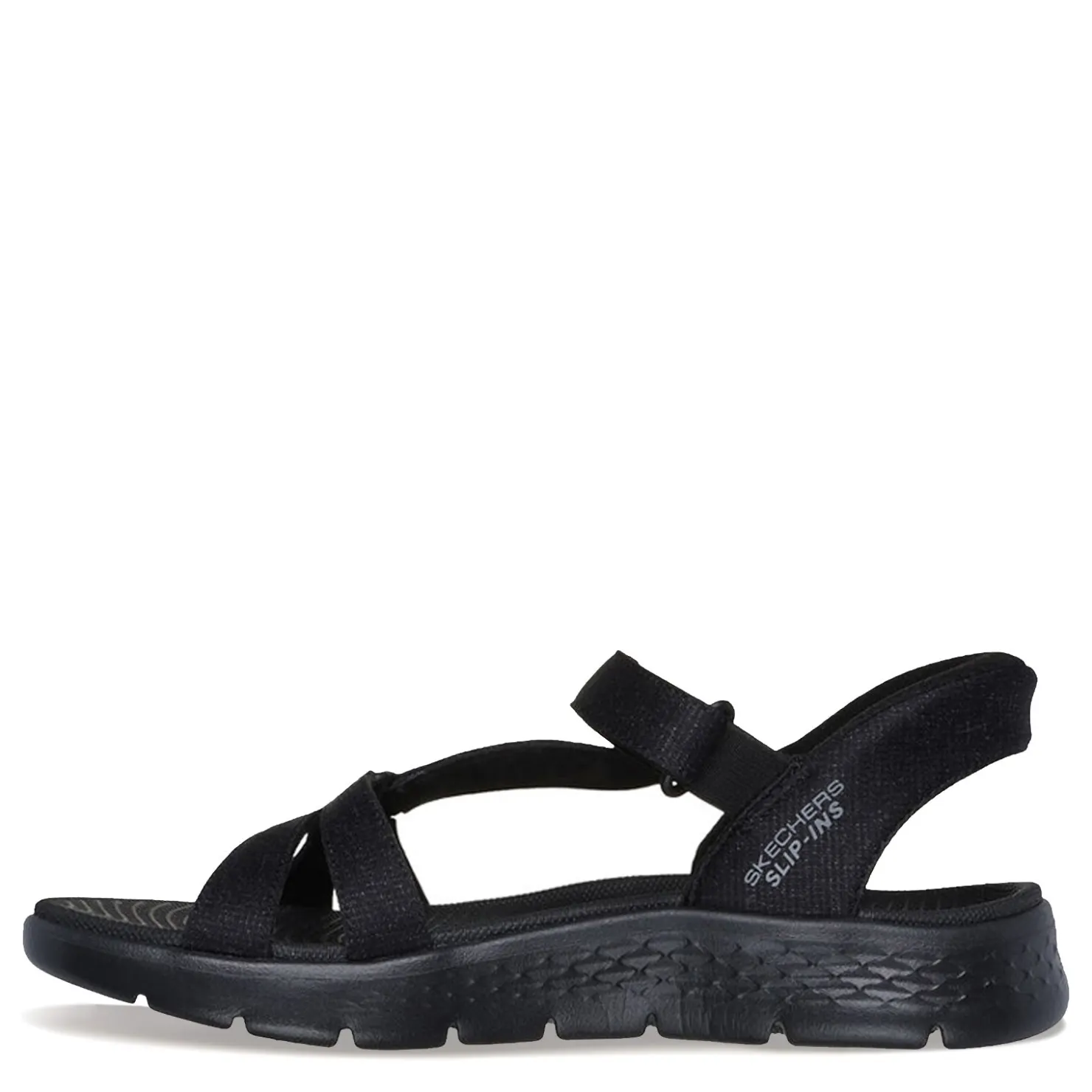 Outdoor & Hiking*Skechers Women's Slip-Ins, GO WALK Flex - Illuminate Sandal Black/Black
