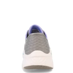 Running*Skechers Women's , Slip-ins: Max Cushioning Elite - Prevail Sneaker Gray/Blue