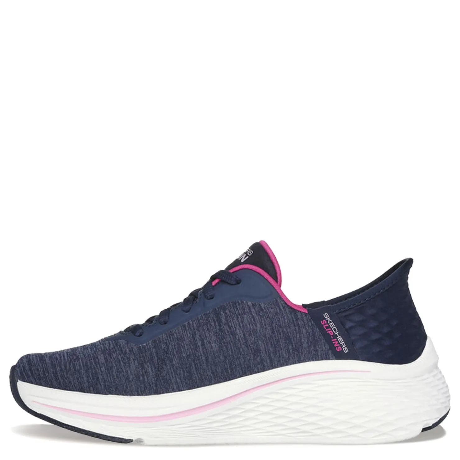 Walking*Skechers Women's , Slip-ins: Max Cushioning Elite - Prevail Sneaker Navy/Pink
