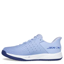Court*Skechers Women's , Slip-ins Relaxed Fit: Viper Court Reload Pickleball Shoe Blue/White