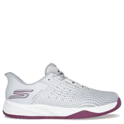 Court*Skechers Women's , Slip-ins Relaxed Fit: Viper Court Reload Pickleball Shoe Grey/Purple