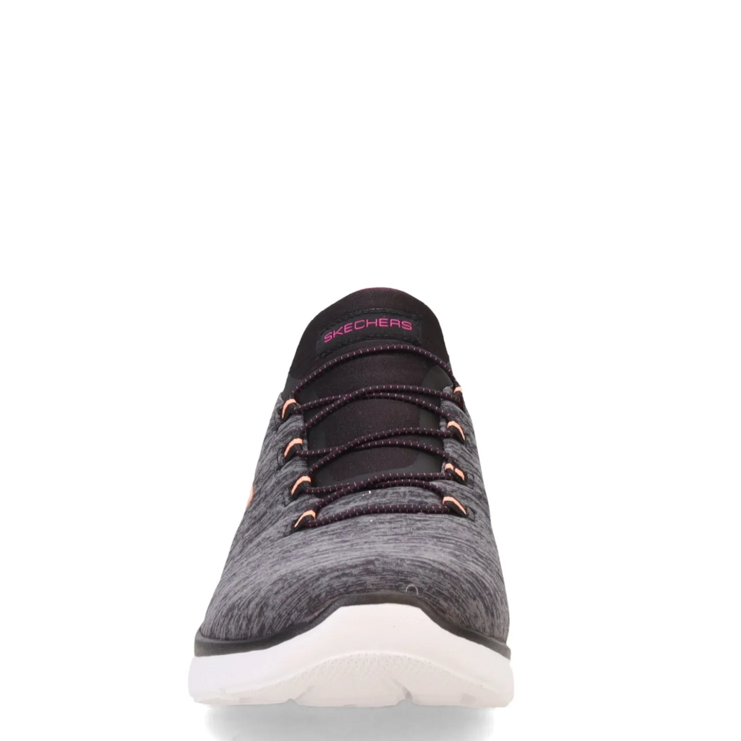 Walking*Skechers Women's , Slip-ins Summits Dazzling Haze Sneaker - Wide Width Black Multi