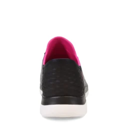 Walking*Skechers Women's , Slip-ins Summits Dazzling Haze Sneaker - Wide Width Black Multi