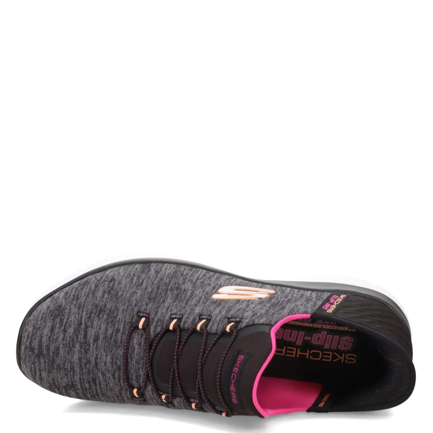 Walking*Skechers Women's , Slip-ins Summits Dazzling Haze Sneaker - Wide Width Black Multi