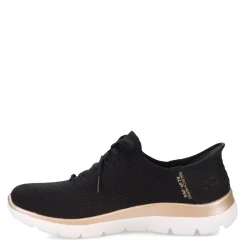 Fashion & Street*Skechers Women's , Slip-ins Summits - Girls Night Sneaker - Wide Width Black