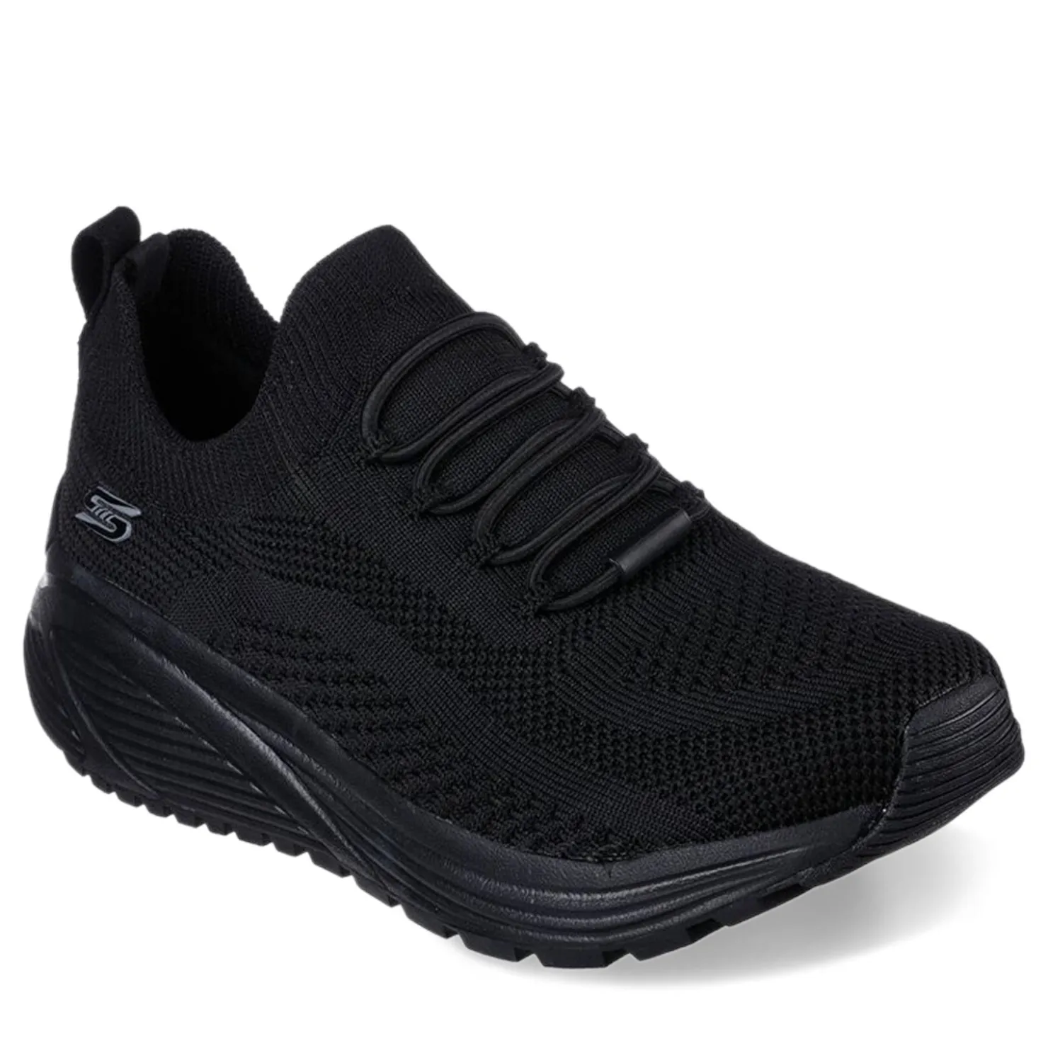 Walking*Skechers Women's , Sport Sparrow 2.0 - Allegiance Crew Sneaker - Wide Width Black/Black