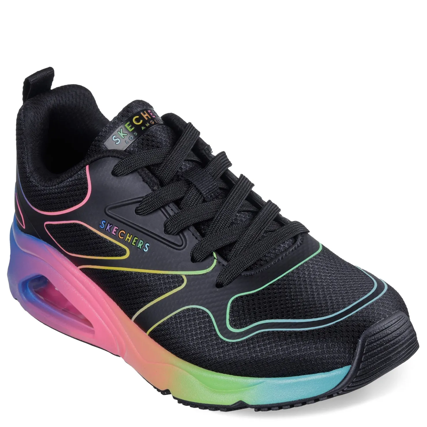 Women's Street, Tres-Air Uno - Rainbow Roads Sneaker|Skechers Hot