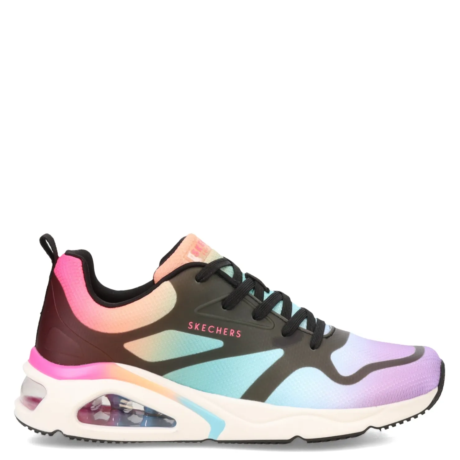 Fashion & Street*Skechers Women's Street, Tres-Air Uno - Hazey Sunset Sneaker Black Multi