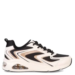 Fashion & Street*Skechers Women's Street, Tres-Air - Shimm-Airy Sneaker White/Rose/Gold