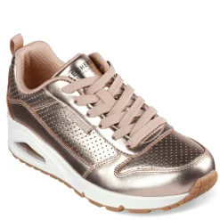 Fashion & Street*Skechers Women's Street, Uno â€“ Metallixs Sneaker Rose/Gold