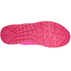 Fashion & Street*Skechers Women's Street, Uno - Neon Nights Sneaker Hot Pink