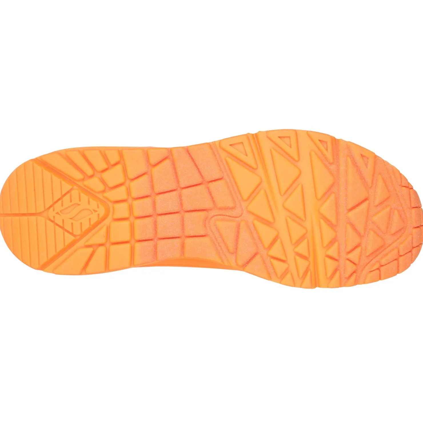 Fashion & Street*Skechers Women's Street, Uno - Neon Nights Sneaker Neon Orange