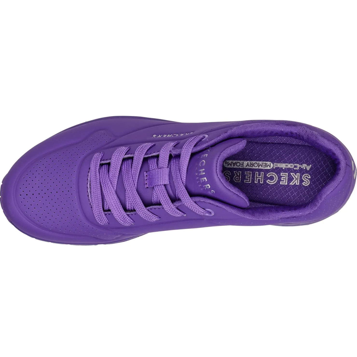 Fashion & Street*Skechers Women's Street, Uno - Neon Nights Sneaker Purple