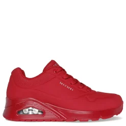 Fashion & Street*Skechers Women's Street, Uno - Stand on Air Sneaker - Wide Width Red