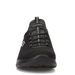 Walking*Skechers Women's , Summits - Cool Classic Sneaker - Wide Width Black
