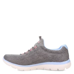 Walking*Skechers Women's , Summits - Fun Flair Sneaker Grey