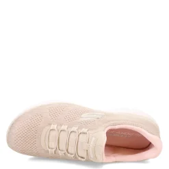 Walking*Skechers Women's , Summits - Fun Flair Sneaker Taupe / Light Pink