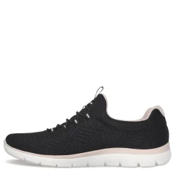 Walking*Skechers Women's , Summits - Artistry Chic Sneaker Black Pink