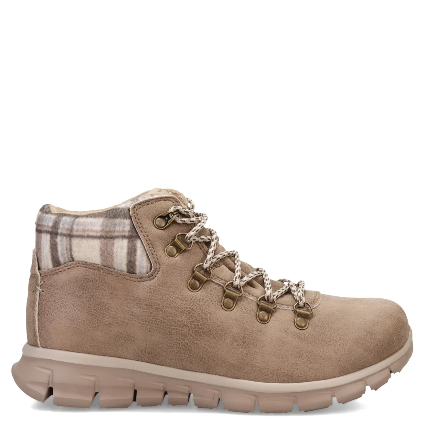 Women's , Synergy - Plaid Mood Boot|Skechers Hot