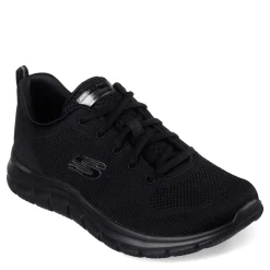 Running*Skechers Women's , Track - Daytime Dreamer Sneaker Solid Black