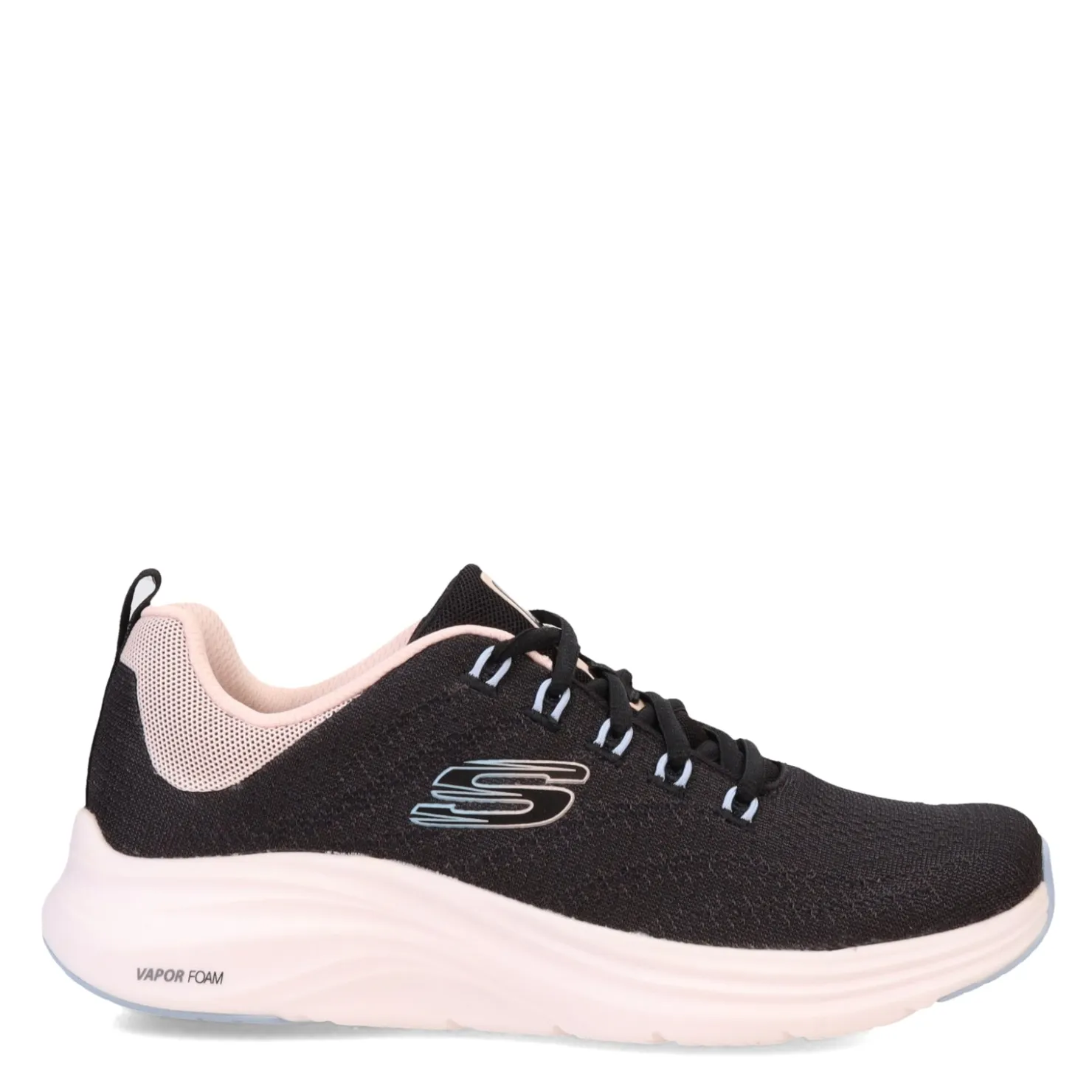 Walking*Skechers Women's , Vapor Foam Sneaker Black Light Pink