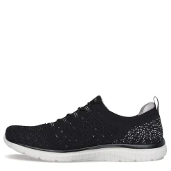 Walking*Skechers Women's , Virtue - Show Runner Sneaker Black