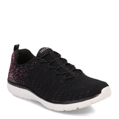 Fashion & Street*Skechers Women's , Virtue Sneaker Black Pink