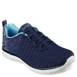 Walking*Skechers Women's , Virtue Sneaker Navy