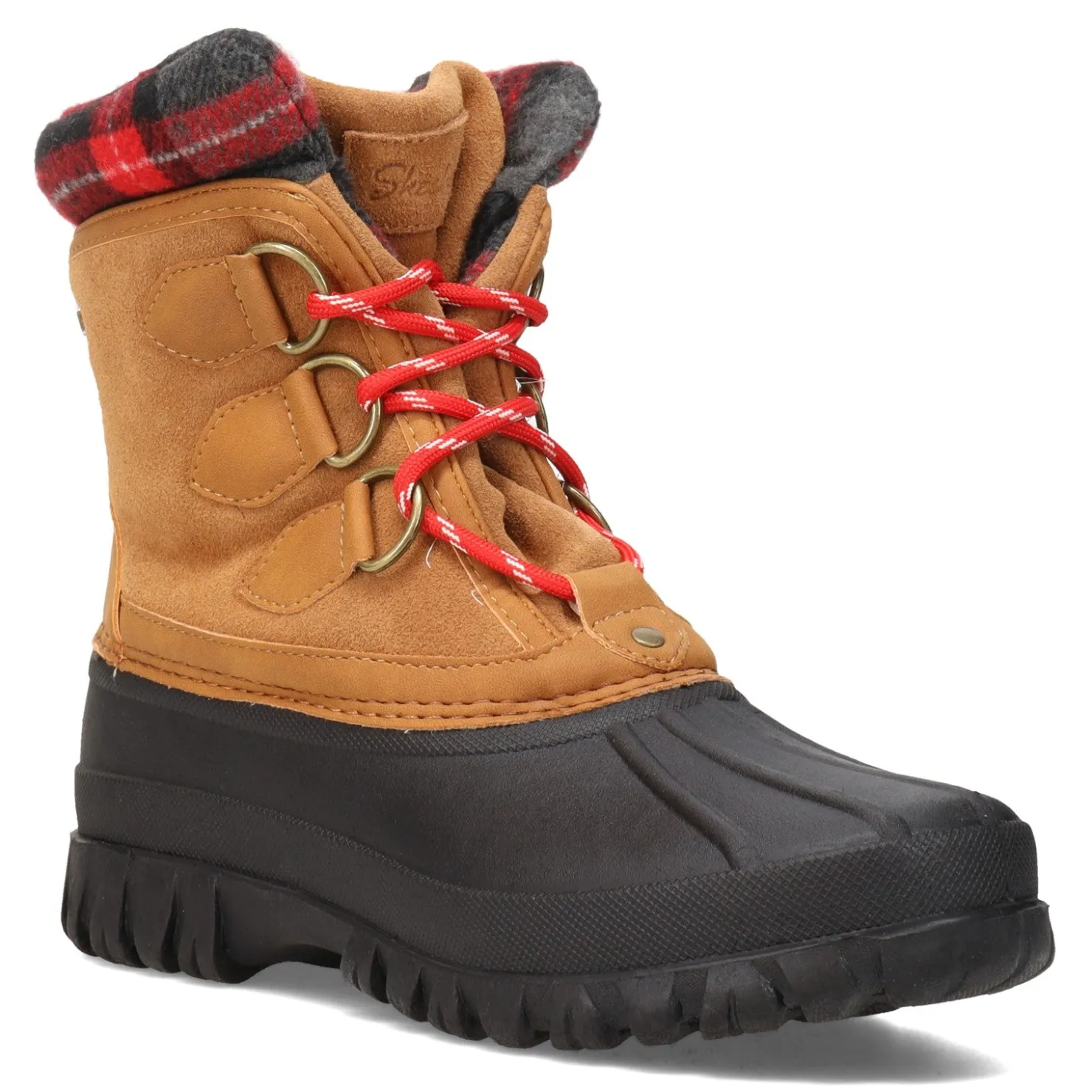 Women's , Windom - Plaid Town Boot|Skechers Best