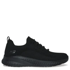 Women's , Relaxed Fit: BOBS Sport Squad Chaos Slip Resistant Sneaker - Wide Width|Skechers Work Clearance