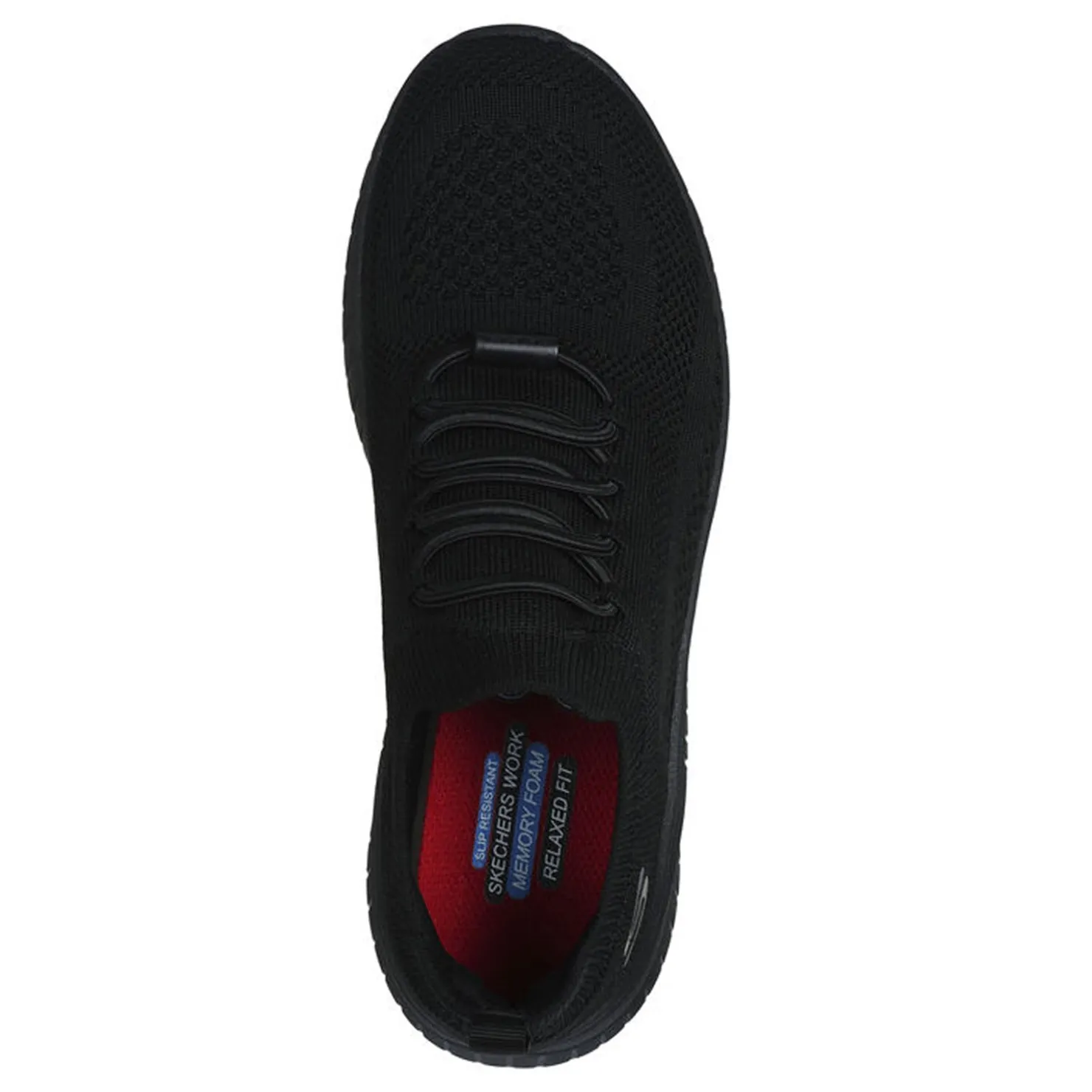 Women's , Relaxed Fit: BOBS Sport Squad Chaos Slip Resistant Sneaker - Wide Width|Skechers Work Clearance