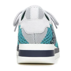 Fashion & Street*SOUL Naturalizer Women's , Charlie-Knit Slip-On Sneaker Grey Turquoise