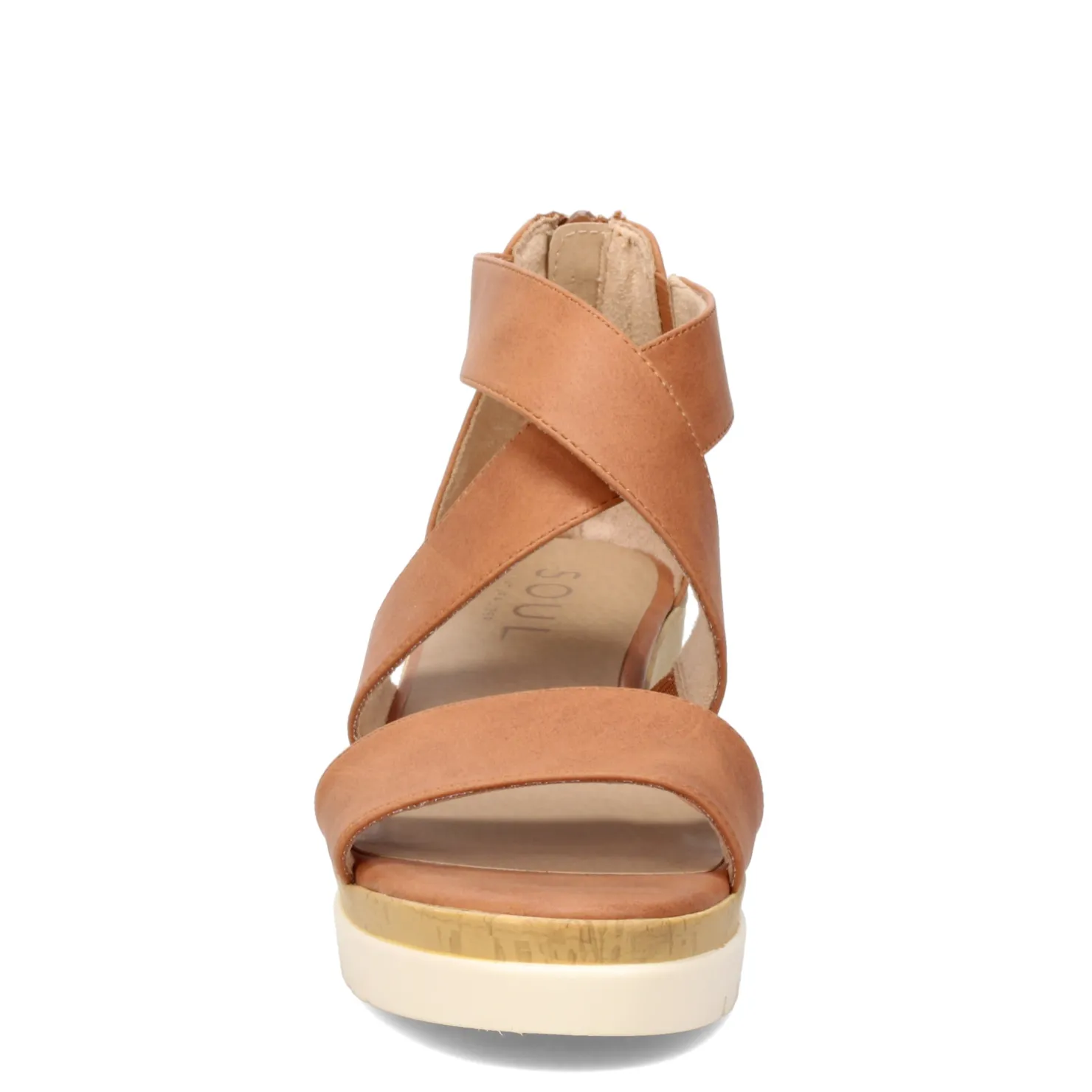 Wedges*SOUL Naturalizer Women's , Goodtimes Wedge Sandal Brown