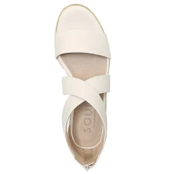 Wedges*SOUL Naturalizer Women's , Goodtimes Wedge Sandal Porcelain