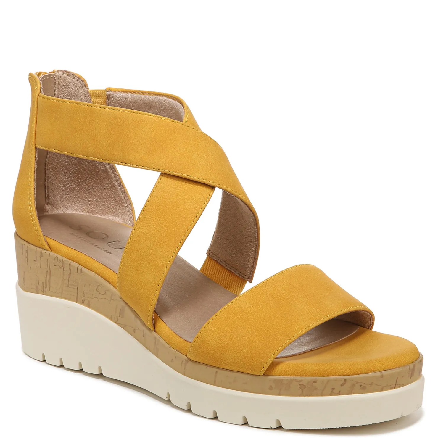 Wedges*SOUL Naturalizer Women's , Goodtimes Wedge Sandal Yellow