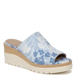 Wedges*SOUL Naturalizer Women's , Goodtimes Wedge Slide Bluebell Fabric