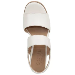 Heeled Sandals*SOUL Naturalizer Women's , Holly Sandal White