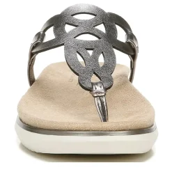 Flip Flops*SOUL Naturalizer Women's , Janice Sandal Pewter