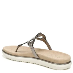 Flip Flops*SOUL Naturalizer Women's , Janice Sandal Pewter
