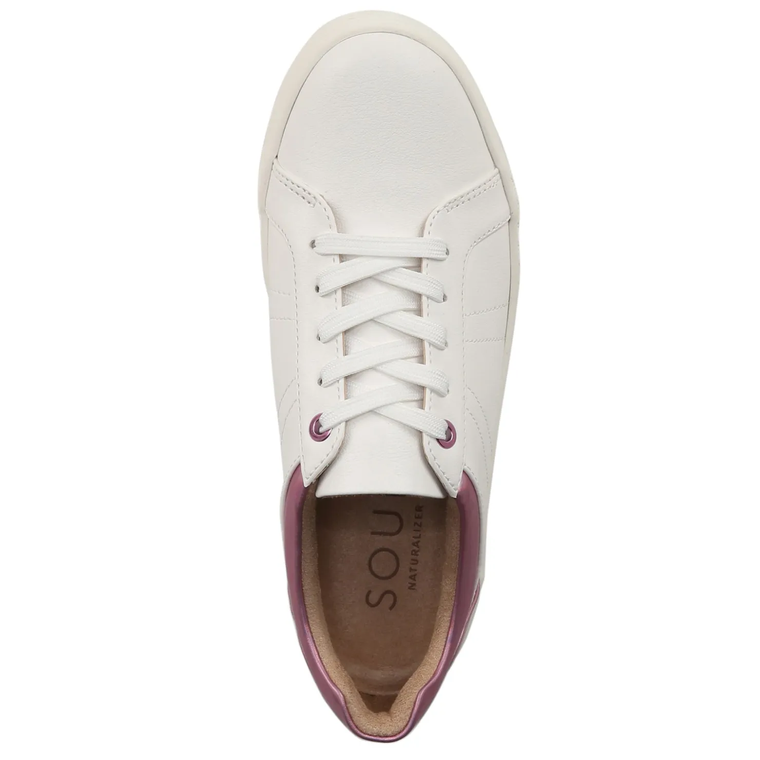 Fashion & Street*SOUL Naturalizer Women's , Neela Sneaker White Pink
